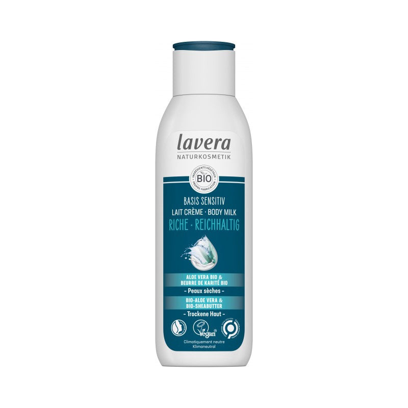 Reichhaltige Milchcreme Aloe Vera & Sheabutter BIO 250ml