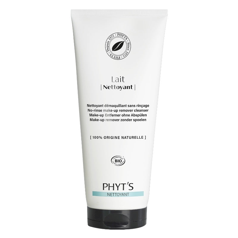 Lait nettoyant démaquillant BIO noisette & citron - 200g - Phyt's