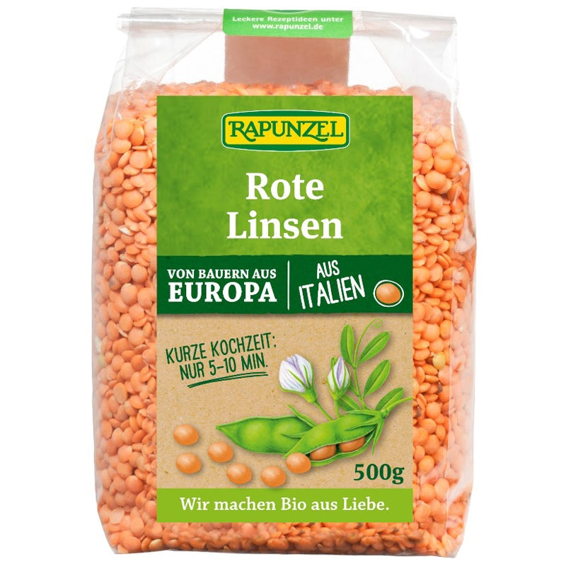 Lentilles corail BIO - 500g - Rapunzel