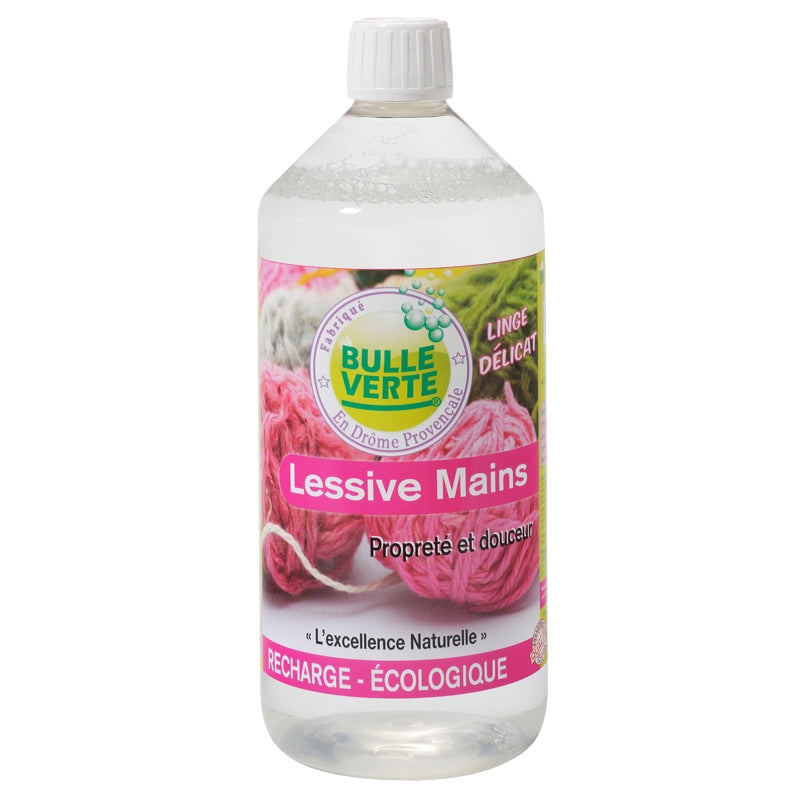 Lessive liquide à la main lavandin ECO - 1l - Bulle Verte