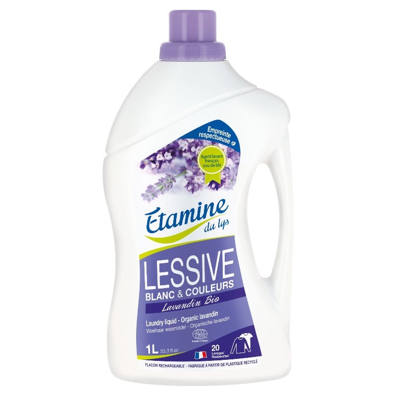 Umweltfreundliches Flüssigwaschmittel mit Lavendelduft - 1L - Etamine du Lys