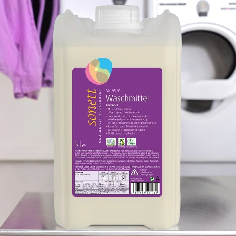 ECO Lavendel Flüssigwaschmittel - 5L - Sonett