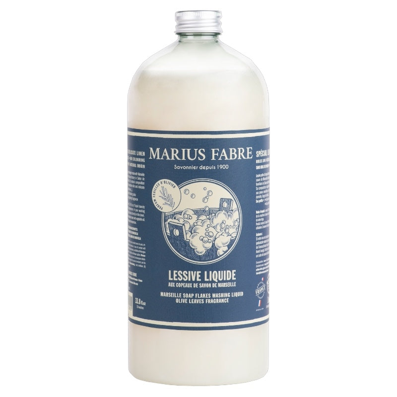 Lessive liquide savon de Marseille & olivier - 1l - Marius Fabre