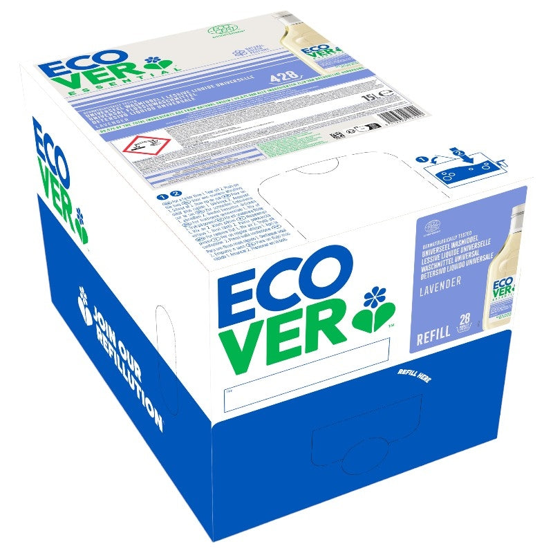 Lessive liquide universelle lavande écologique - 15l - Ecover