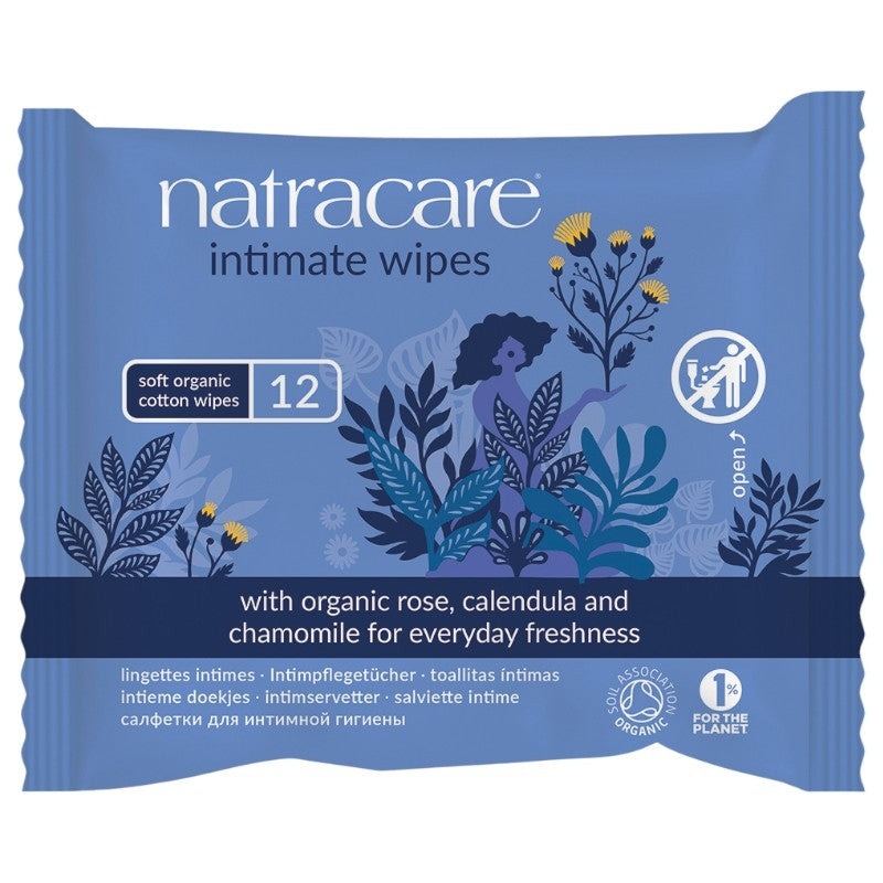 Lingettes intimes BIO - 12 pièces - Natracare