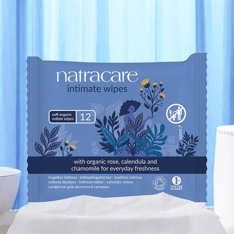 Lingettes intimes BIO - 12 pièces - Natracare