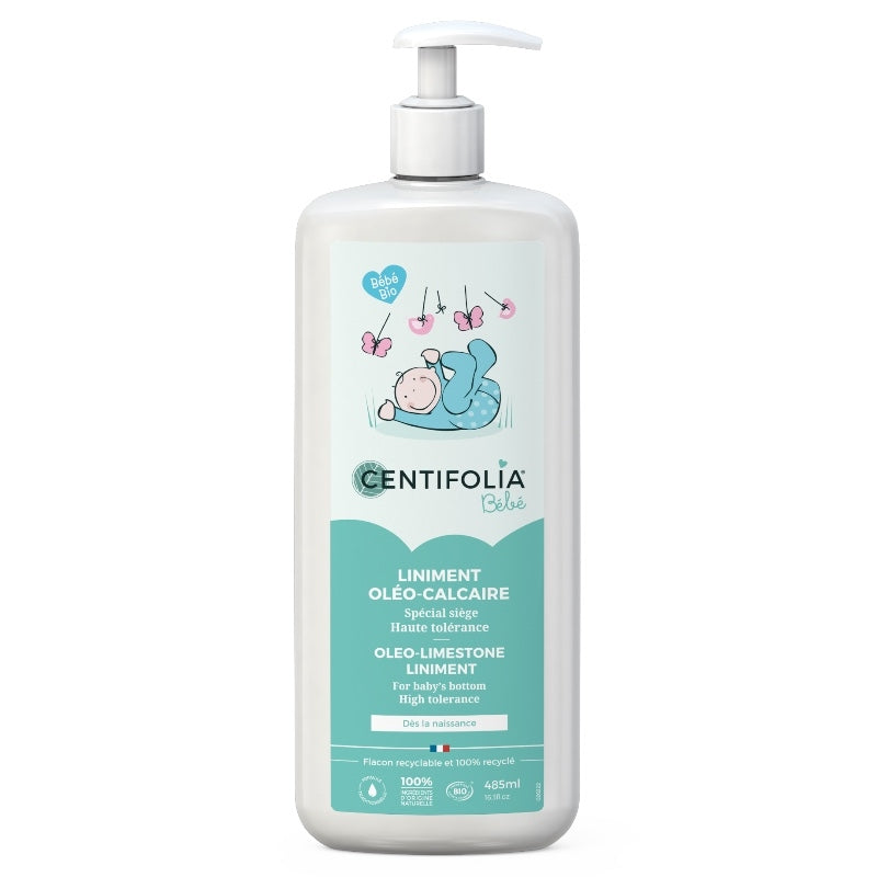 Liniment oléo-calcaire bébé BIO aloe vera - 485ml - Centifolia