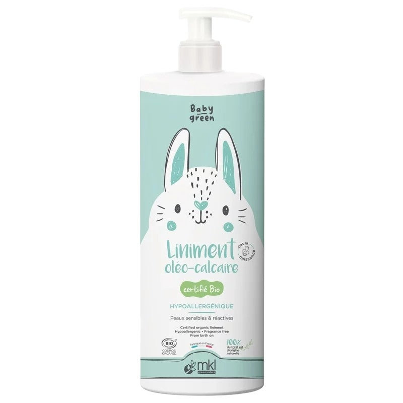 Liniment oléo-calcaire bébé BIO olive - 900ml - MKL Green Nature
