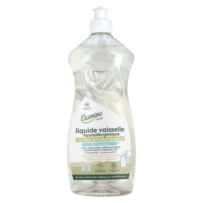 Ultra-entfettendes, hypoallergenes Geschirrspülmittel - 1L - Etamine du Lys