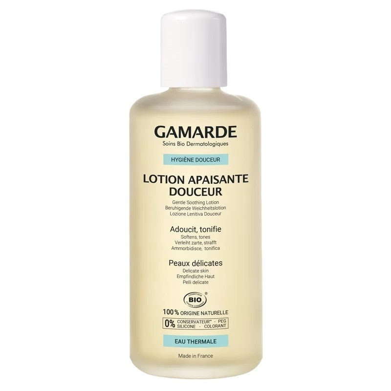 Lotion apaisante douceur BIO bleuet & eau thermale - 200ml - Gamarde