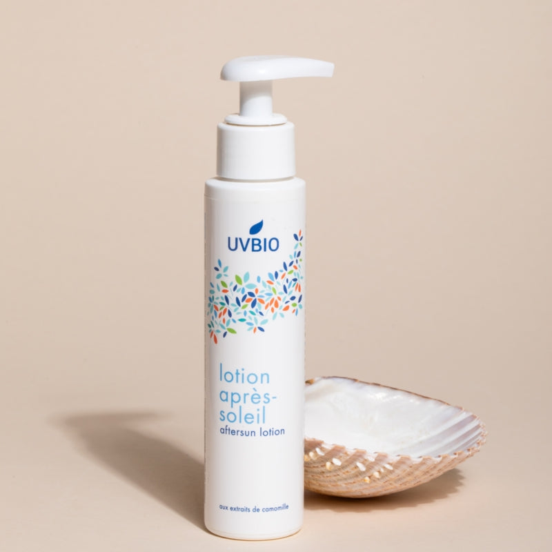 Lotion après-soleil BIO camomille & thé vert - 100ml - UVBIO