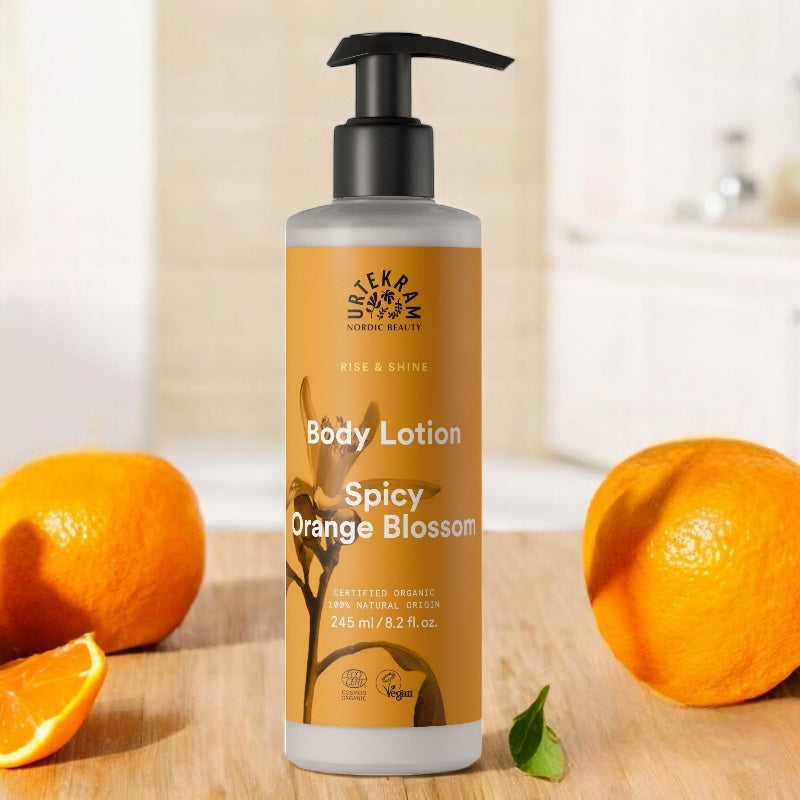 Bio-nährende Körperlotion Orange – 245 ml – Urtekram