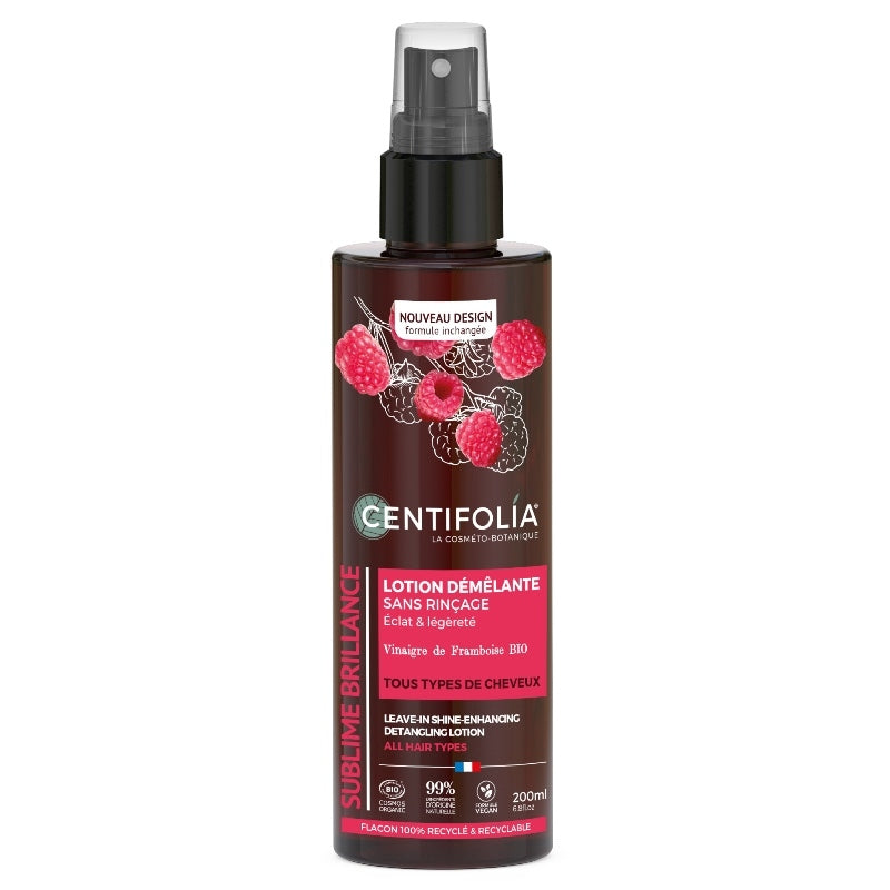 Lotion démêlante sans rinçage BIO vinaigre de framboise - 200ml - Centifolia