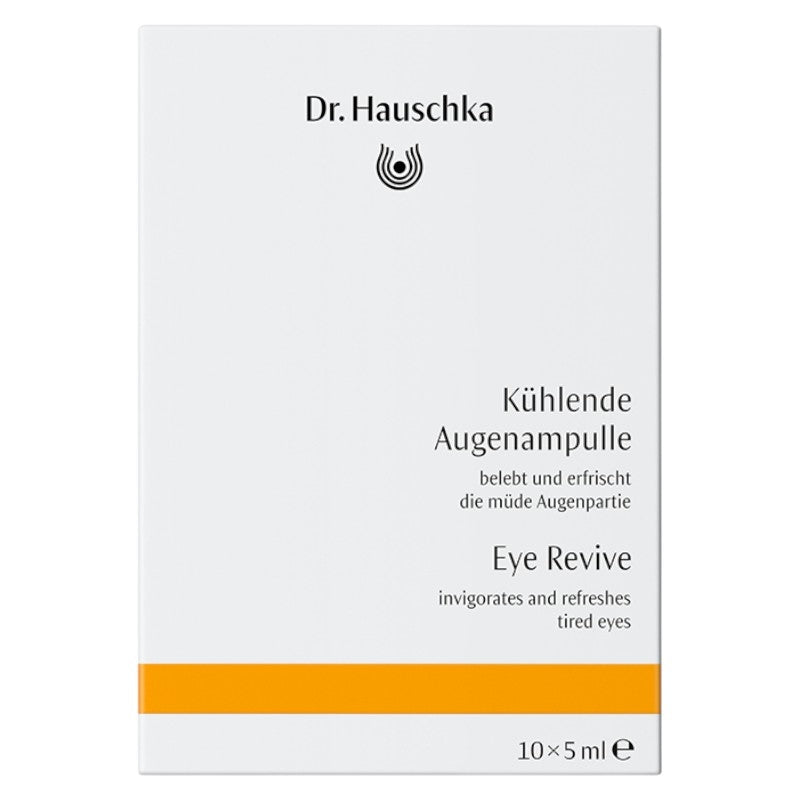 Erfrischende Bio-Augenlotion mit Kamille und Schwarzem Teebaum – 10 x 5 ml – Dr. Hauschka