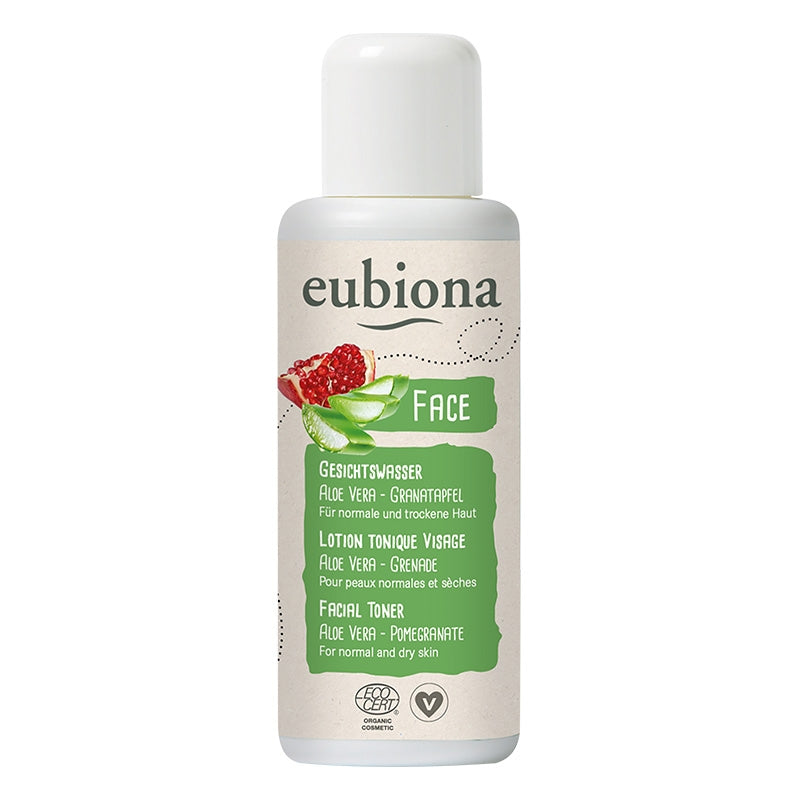 Lotion tonique BIO aloe vera & grenade - 100ml - Eubiona
