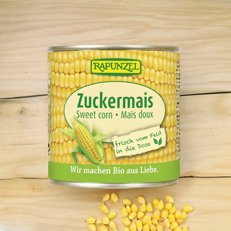 Maïs doux en conserve BIO - 340g - Rapunzel