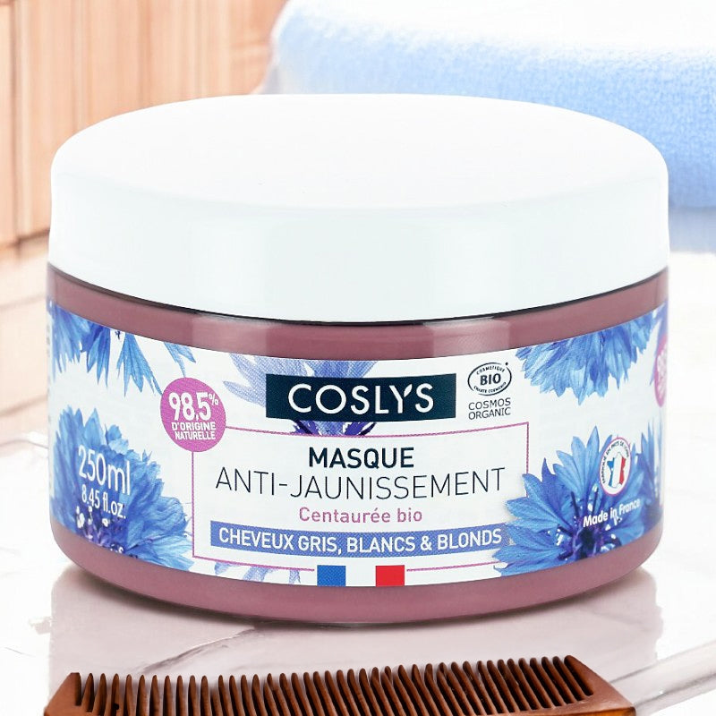Bio-Anti-Gelbfärbe-Maske mit Tausendgüldenkraut - 250 ml - Coslys