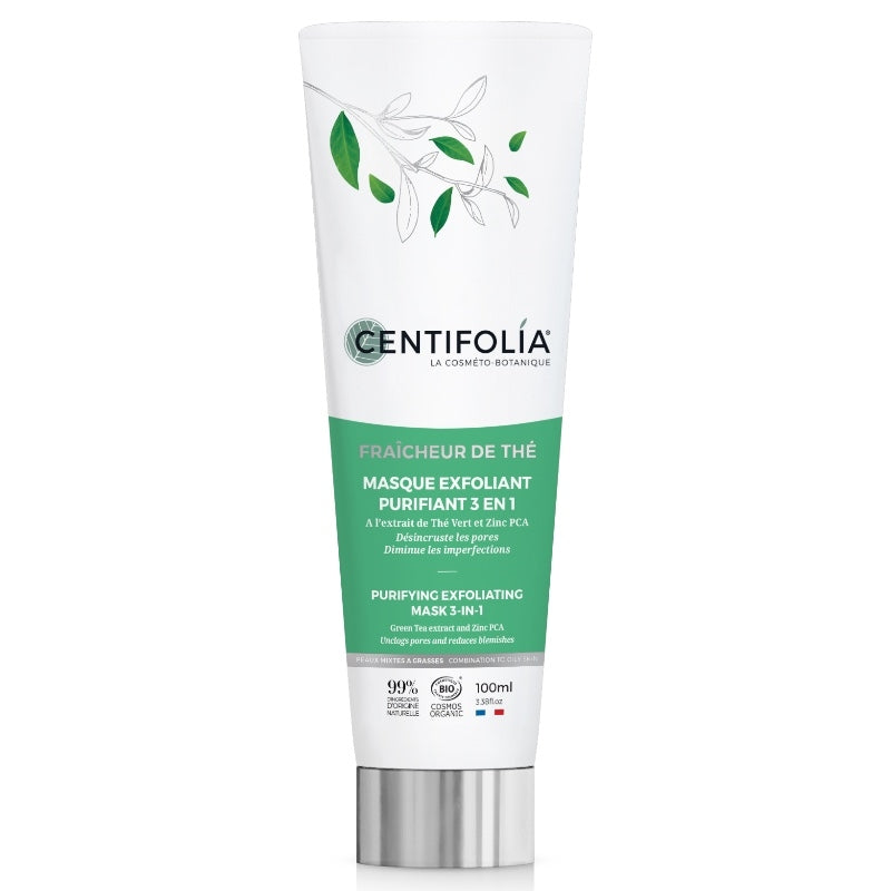 Bio-Grüntee-Maske – reinigend, peelend und klärend – 100 ml – Centifolia