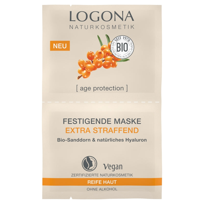 Logona Bio-Straffende Sanddornmaske – 15 ml