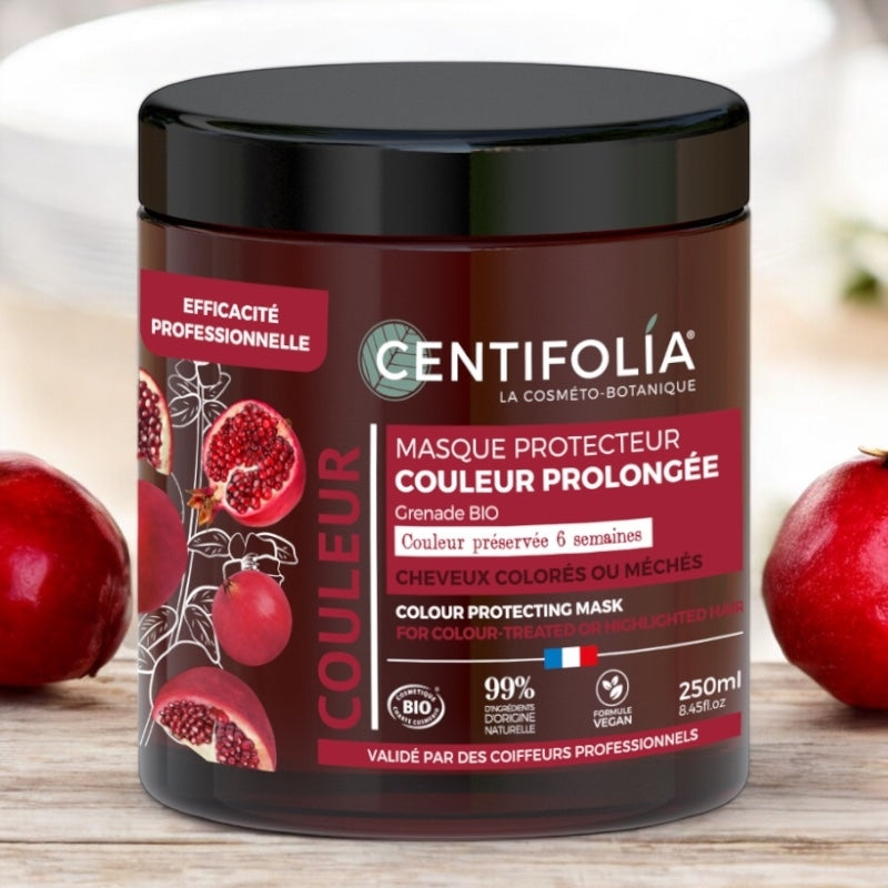 Bio-Farbschutzmaske mit Granatapfel – 250 ml – Centifolia