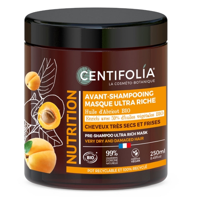 Masque richesse extrême multi-usages BIO abricot - 250ml - Centifolia
