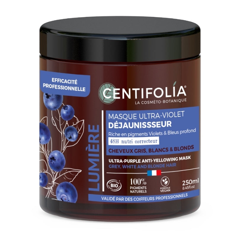 Centifolia Bio-Heidelbeer-Anti-Gelbfärbende UV-Maske – 250 ml