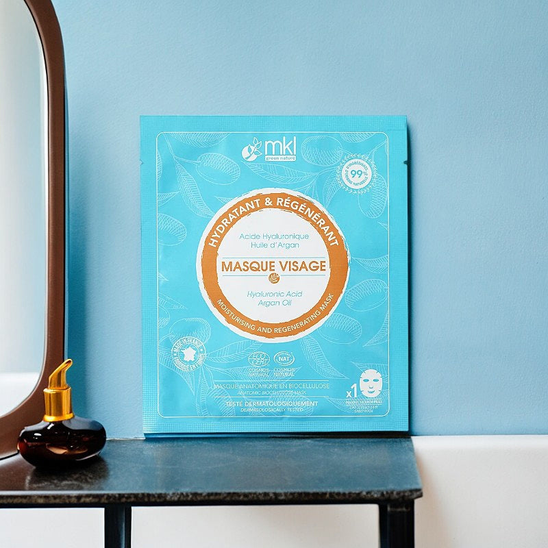Natürliche Argan-Gesichtsmaske – Feuchtigkeitsspendend & Regenerierend – MKL Green Nature