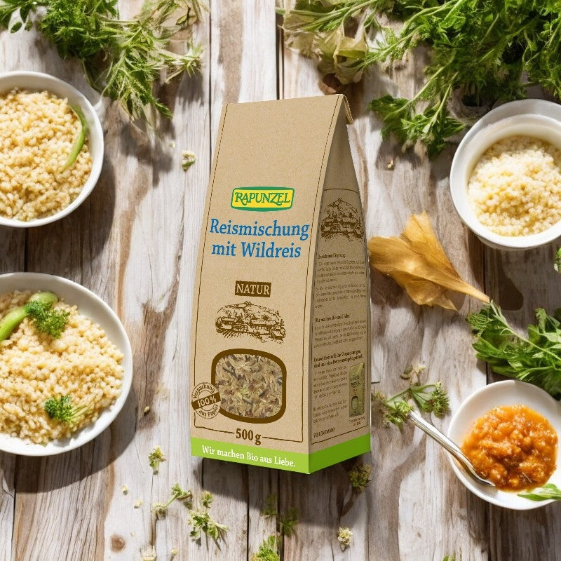 Mélange de riz avec du riz sauvage BIO - 500g - Rapunzel