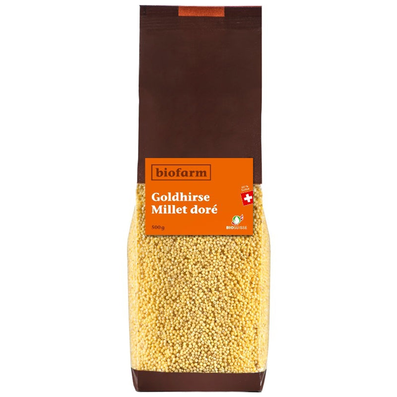 Bio-Goldhirse aus der Schweiz – 500 g – Biofarm
