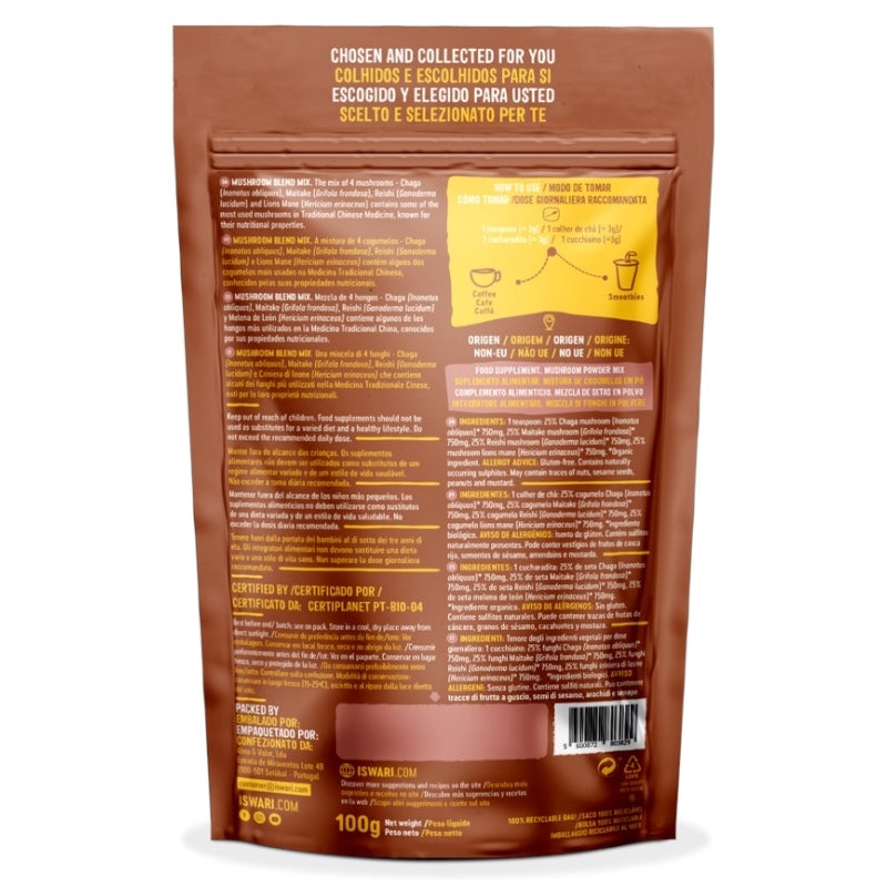 Bio-Pilzpulvermischung – 100 g – Iswari