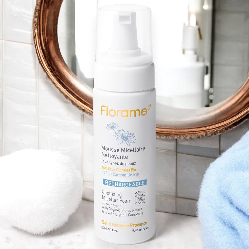 Bio-Kamillen-Mizellen-Reinigungsschaum – 150 ml – Florame