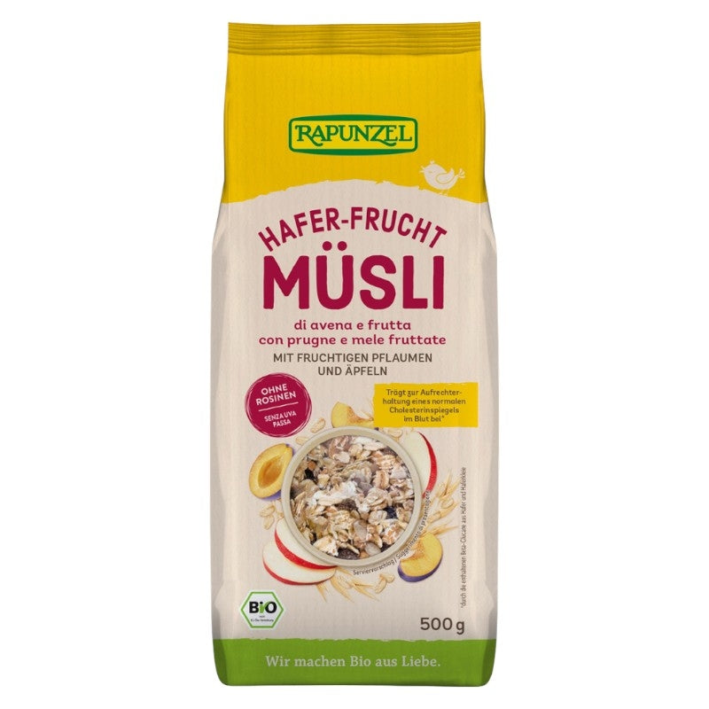Müesli aux fruits et à l'avoine BIO - 500g - Rapunzel