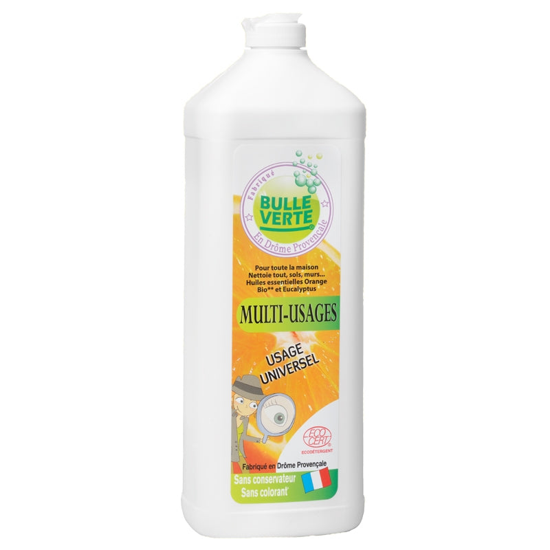 Multi-usages orange & eucalyptus ECO - 1l - Bulle Verte