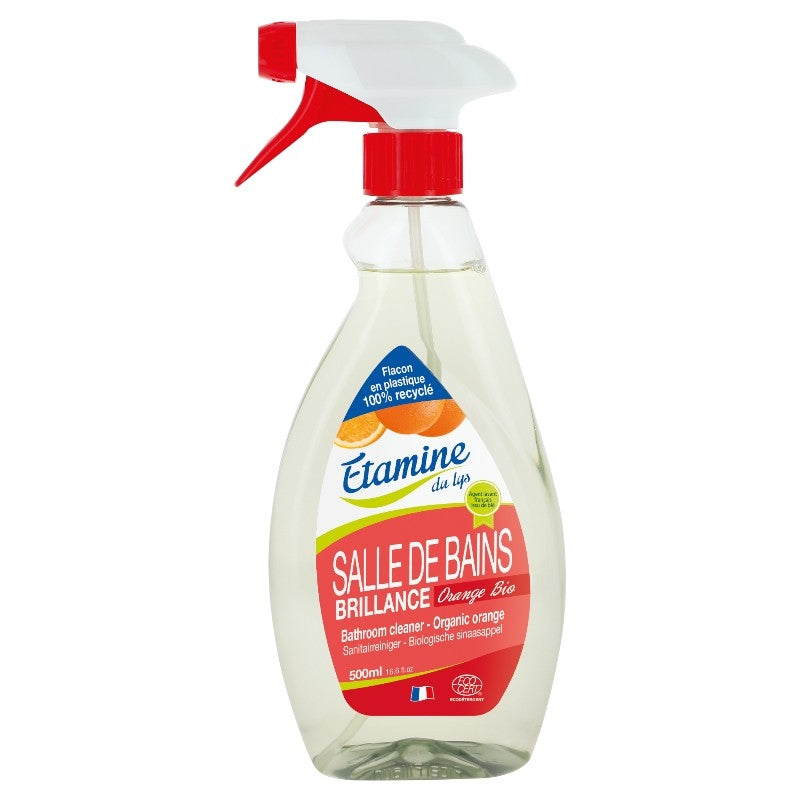Nettoyant brillance salle de bains écologique orange - 500ml Etamine du Lys