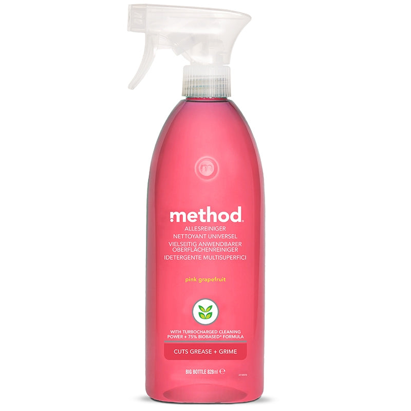 Nettoyant multi-usages spray écologique pamplemousse rose - 828ml - Method