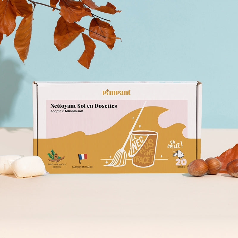 Nettoyant sol parfum boisé - 20 pièces - Pimpant
