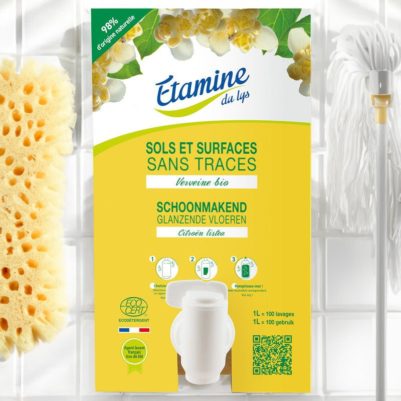 Nettoyant sols & surfaces sans traces écologique orange 10kg Etamine du Lys