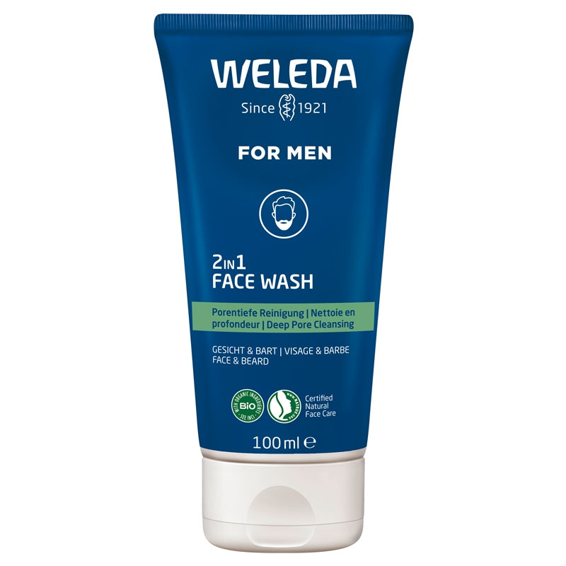 Bio-Weiden-Gesichts- und Bartwaschgel für Männer – 100 ml – Weleda