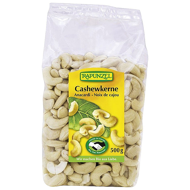 Ganze Bio-Cashewnüsse - 500 g - Rapunzel