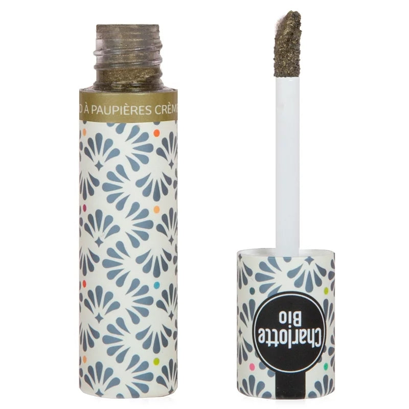 Ombre à paupières liquide nacrée vert végétal BIO - 6.5g - Charlotte Bio