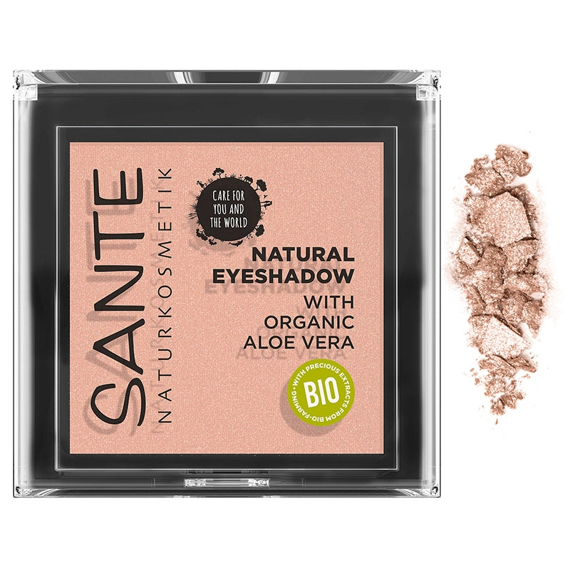 Ombre à paupières brillante BIO N°01 Pearly Opal - 1,8g - Sante