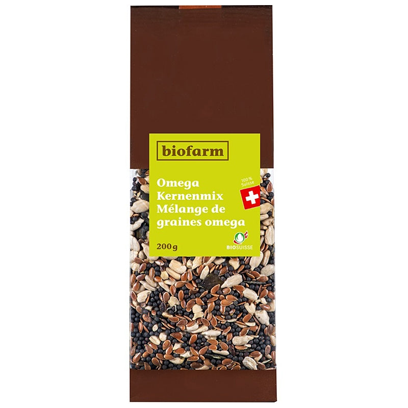 Omega mélange de graines suisses BIO - 200g - Biofarm
