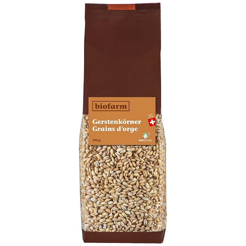 Bio-Schweizer Gerste von Biofarm, 500 g