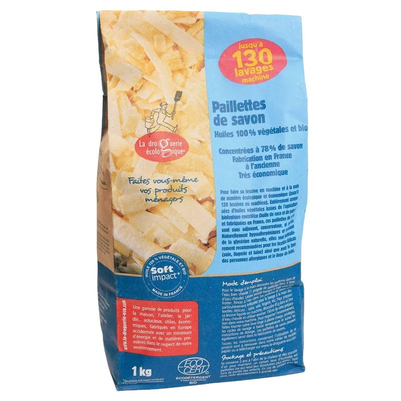 Bio-Seifenflocken – 1 kg – Die umweltfreundliche Drogerie