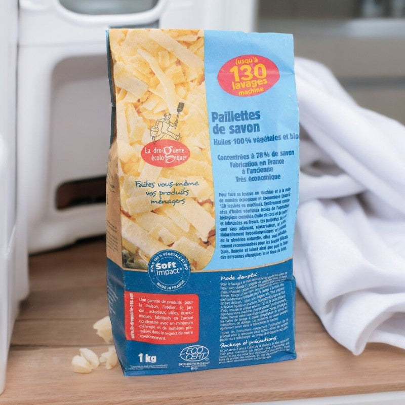 Bio-Seifenflocken – 1 kg – Die umweltfreundliche Drogerie