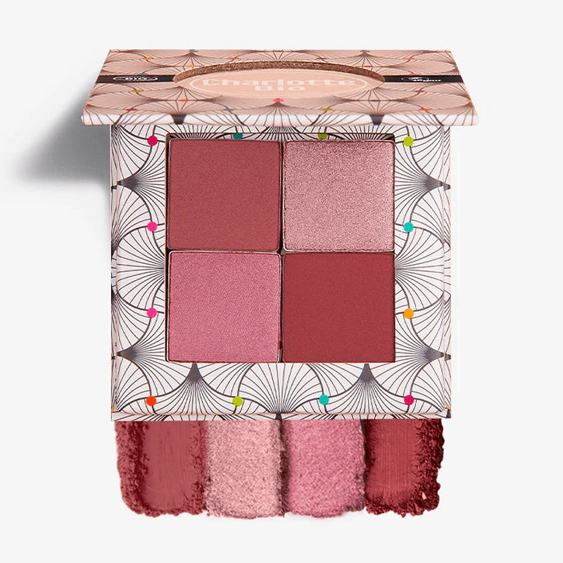 Palette fards à paupières girly BIO - 4x1.4g - Charlotte Bio