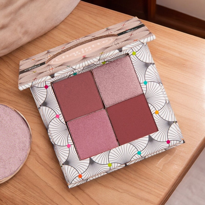 Palette fards à paupières girly BIO - 4x1.4g - Charlotte Bio
