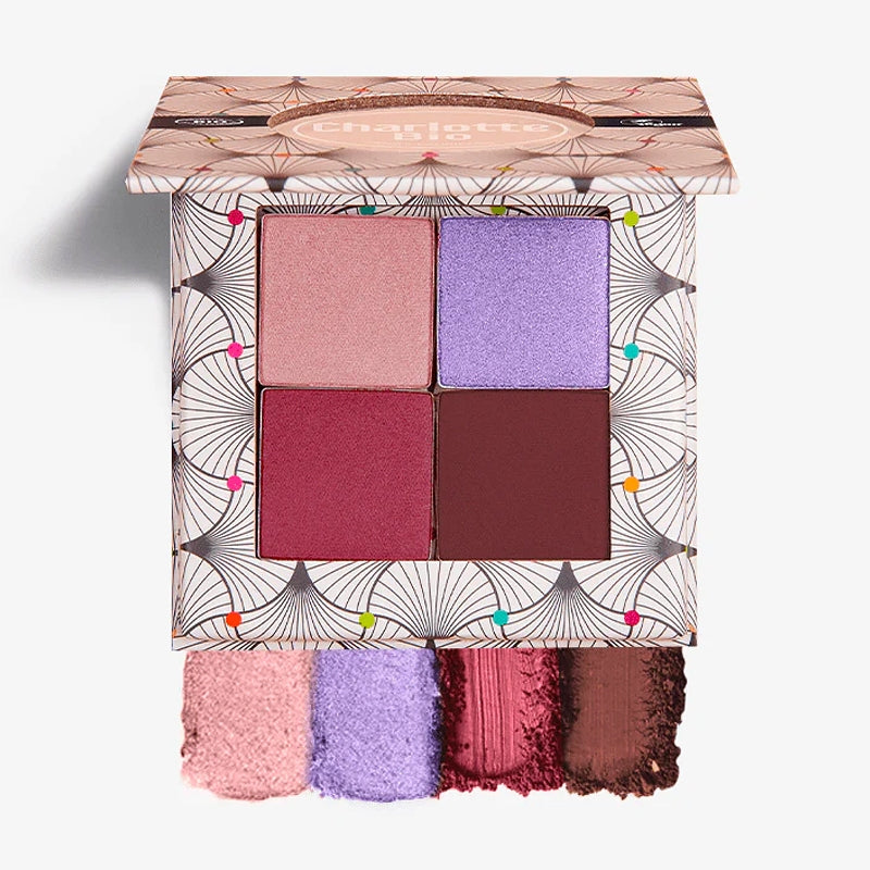 Palette fards à paupières luxury BIO - 4x1.4g - Charlotte Bio