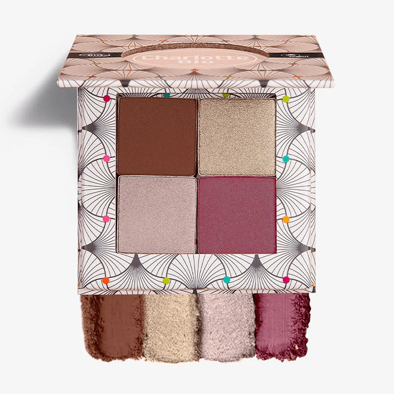 Palette fards à paupières nude rose BIO - 4x1.4g - Charlotte Bio