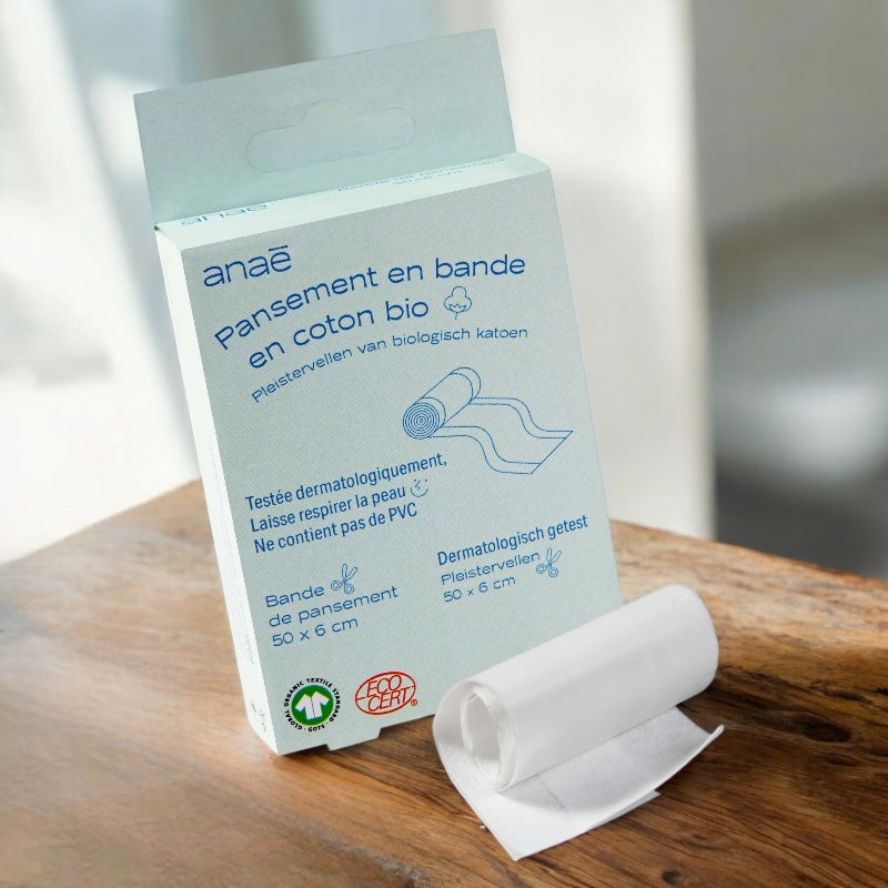 Pansement en bande en coton BIO - Anaé